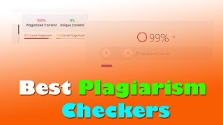 Top 5 Best Plagiarism Checkers 2024  Accurate amp Free Tools Reviewed [upl. by Monarski]