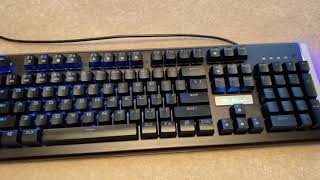 ZIDLI ZK23 Gaming Keyboard [upl. by Balsam]