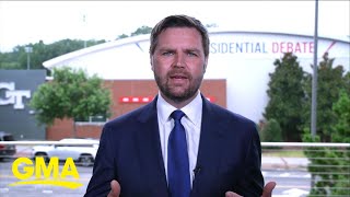 JD Vance discusses Trump’s performance in Thursday night’s debate [upl. by Adorne454]