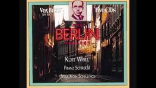 Kurt Weill  Anstatt dassSong Instead of Song [upl. by Oek]