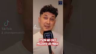 Takich prezentów nie chce Mike Tyson miketyson jakepaul PaulTyson karolgarncarz [upl. by Lenci]