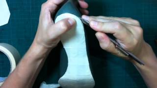 How to make shoes How to make a pattern of shoe midsole [upl. by Idnaj21]