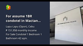 For assume 1BR condotel in Mactan Newtown [upl. by Dawes737]