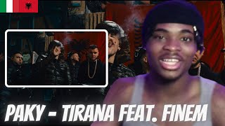 Paky  Tirana feat Finem Official Video  Italian Drill REACTION PAKY finem tirana [upl. by Sezen]