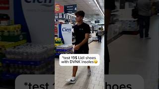 Testing the 19 Lidl shoes with DVNK ÉLITE carbon fiber insoles🤣 dvnk carbonfiber basketball [upl. by Bury]