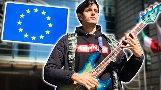 I went to the EU PARLIAMENT just to play MEMES fighting against ARTICLE 13 [upl. by Aikemehs]