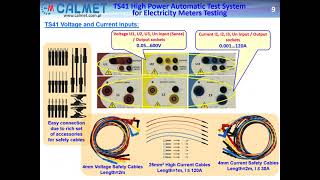 Calmet TS41 High Power 3phase Automatic Test System with Reference Standard and 3phase UampI Source [upl. by Munroe566]