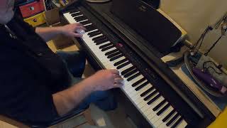 Frank Bush piano  restless fingers improv in D minor [upl. by Felita]