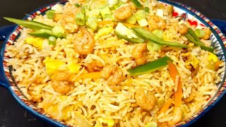 Shrimp Fried Rice Recipe  Quick 20Minute Dinner  Better Than Takeout Asian Fried Rice 🍚 [upl. by Chui782]