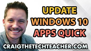 How To Quickly Update Windows 10 Apps 2022 [upl. by Laverna947]