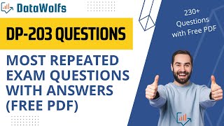 Dp 203 Exam Questions amp Dumps  FREE PDF with Answers Azure Data Engineer DP203 Certification [upl. by Yeltihw]