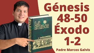 LECTURA DE BIBLIA Genesis Cap 4850 📖 con el padre Marcos Galvis [upl. by Ailelc261]