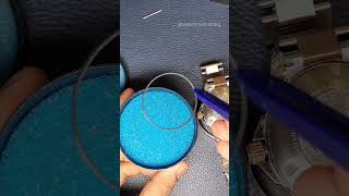 Process  Longines Watch Battery Replacementlongineswatch watchmaking swisswatchmaking [upl. by Enyrhtak]