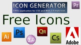 Create FREE Icons Using Adobe Icon Generator [upl. by Aitan]