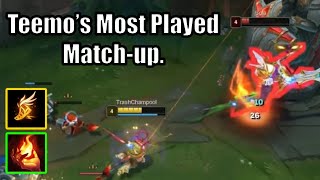 50 of Teemo Match up Teemo vs Aatrox Full Match [upl. by Nyltyak]