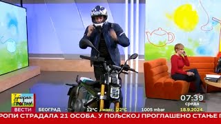 RTS JUTARNJI PROGRAM  Motociklisti izgovor quotNisam te videoquot najčešći uzrok nesreće [upl. by Ellebana771]