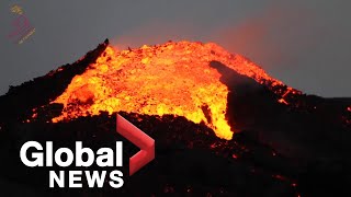 La Palma volcano Lava consumes more homes as new vent threatens new areas of island [upl. by Darren]