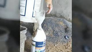 BATHROOM WATERPROOFING COATING BY USING BOSTIK HYDROMENT 476 SAMABASIVAAGENCIESGUNTURAPINDIA [upl. by Rumpf]