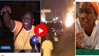 Abidjan en feu voici la colère des supporters ivoiriens contre ouattara aprés la defaite [upl. by Emersen]