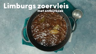 Stoofvlees uit Limburg zoervleis met ontbijtkoek  Allerhande [upl. by Yvan]