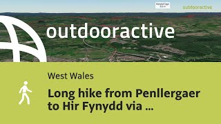 hike in West Wales Long hike from Penllergaer to Hir Fynydd via Cwmgwili [upl. by Trebron]