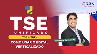 Concurso TSE Unificado Como usar o edital verticalizado [upl. by Omissam]