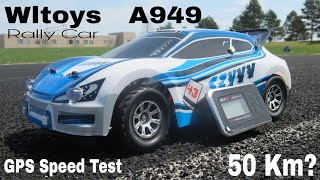 Wltoys A949 GPS Speed Test 50kmhr [upl. by Harte]