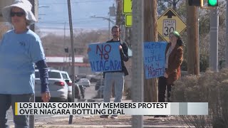 Los Lunas community members protest Niagara Bottling expansion [upl. by Friedlander513]