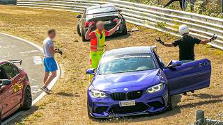 NÜRBURGRING DANGEROUS amp STUPID MOMENTS ANGRY Drivers BIZARRE Situations AGGRESSIVE amp BAD Actions [upl. by Maitilde]