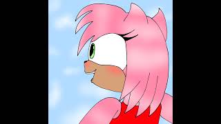 emerald eyes  Snt x Amy sonic sonicthehedgehog snt art amyrose [upl. by Rossner]