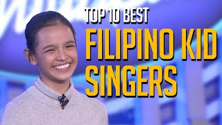 Top 10 BEST Filipino Kid Singers on Talent Shows Worldwide [upl. by Lodovico]