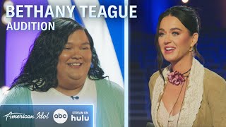 Bethany Teague Audition quotPiece By Piecequot by Kelly Clarkson Leaves You In Tears  American Idol 2024 [upl. by Enilemme428]