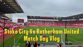 Stoke City 41 Rotherham United Vlog  202324 [upl. by Emmi783]