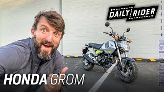 2022 Honda Grom Review  Daily Rider [upl. by Suoivatco]