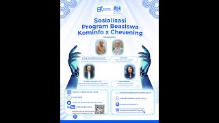 Sosialisasi Bersama Beasiswa Chevening X Kominfo [upl. by Flaherty]