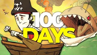 I Played 100 Days of Dont Starve Shipwrecked [upl. by Yorztif]