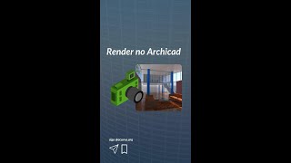 Como renderizar com o Archicad Shorts [upl. by Yenolem]