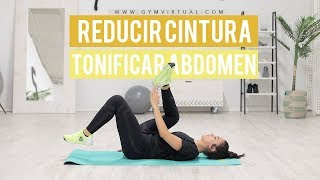 Ejercicios para reducir cintura y tonificar abdomen  GymVirtual [upl. by Nared32]