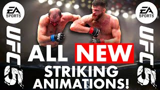 EA Sports UFC 5 NEW STRIKING ANIMATIONS [upl. by Eahsat723]