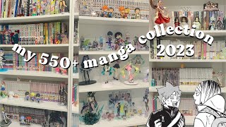 my 550 manga collection tour 2023 [upl. by Yeliac]