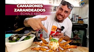 CAMARONES ZARANDEADOS A LA PLANCHA [upl. by Oecile999]