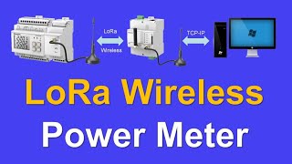 How power meter measuring data sed by Lora wireless SFEREELECNOVA [upl. by Aivekal]