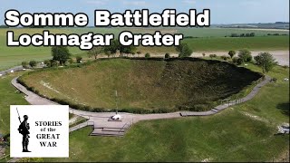 The Lochnagar Crater on the Somme Battlefield [upl. by Idolla]