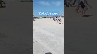 KOŁOBRZEG 🇵🇱 POLAND ytshorts beachlife 2024 poland lifestyle [upl. by Komarek410]