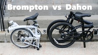 Dahon vs Brompton folding bike  Which is the Best [upl. by Anileve]