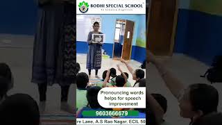 Pronunciation of words helps with speech rectification  Bodhi Special School [upl. by Teodoor616]