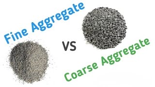 Coarse Aggregate amp Fine Aggregate  Their Difference and properties [upl. by Jacklin]