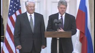 Press Conference with President Clinton amp President Yeltsin [upl. by Teemus]