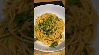 Nduja and broccoli garlic pasta on the plate ready [upl. by Luis535]