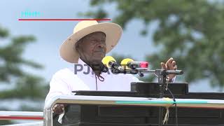 PRESIDENT MUSEVENI SETTLES KYAKA LAND DISPUTE [upl. by Ancelin]